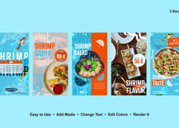 VideoHive Seafood Menu Instagram Stories 54193232