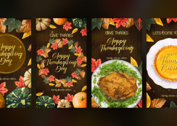 VideoHive Thanksgiving Instagram Stories 55320530