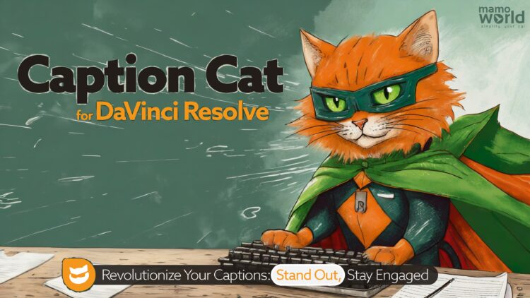 Aescripts Caption Cat for DaVinci Resolve v1.0.000 (WIN+MAC)