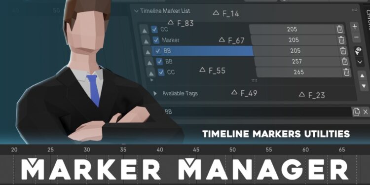 Blender Market Marker Manager - Timeline Marker Utilities v1.0.0