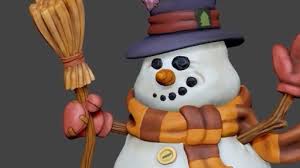 LinkedIn - ZBrush Sculpting Project The Wintery Snowman