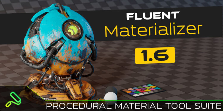 Blender Market Fluent : Materializer - Material Tool Suite v1.9.1