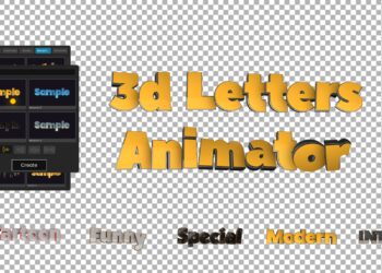 Aescripts 3D Letters Animator v1.0 (WIN+MAC)