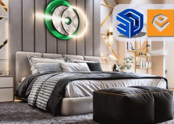 Realistic Bedroom Rendering with Enscape 4.2 By Ufuk ŞEN