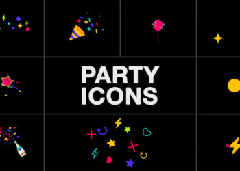 VideoHive Party Icons for After Effects 57641512