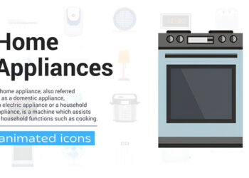 VideoHive Home Appliances Icons 57482084