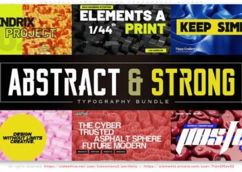 VideoHive Abstract and Strong Typography Bundle 59673947