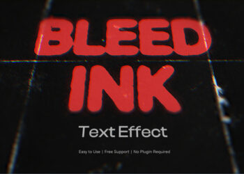 VideoHive Bleed Ink Text Effect 59847542
