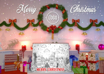 VideoHive Christmas Book Creator (2 in 1) I MOGRT 59930910
