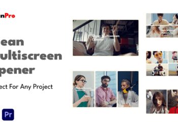 VideoHive Clean Multiscreen Opener | MOGRT 59675112