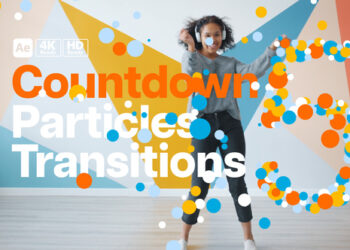 VideoHive Countdown Particles Transitions 50345514