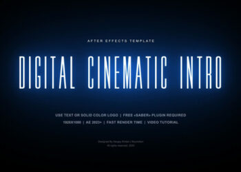 VideoHive Digital Cinematic Intro 59692303