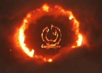 VideoHive Fire Portal In Clouds Project 59848088