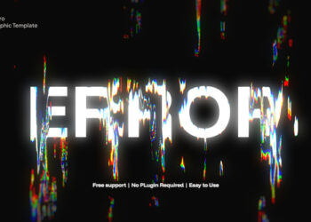VideoHive Glitch Text Effect 59386438