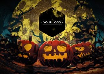 VideoHive Halloween Logo Intro 59446121