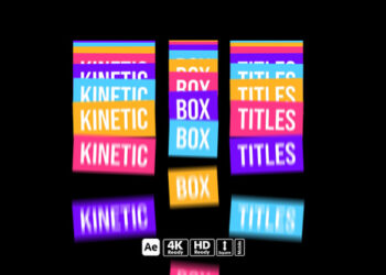 VideoHive Kinetic Box Titles 59514835