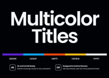 VideoHive Multicolor Titles | DR 59600588