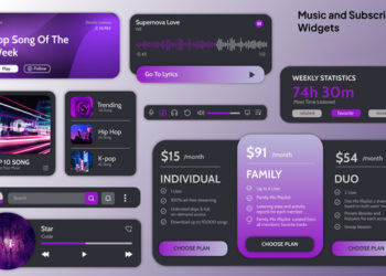 VideoHive Music UI Kit 59599014