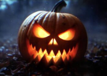 VideoHive Nightmare Pumpkin Intro 59848482