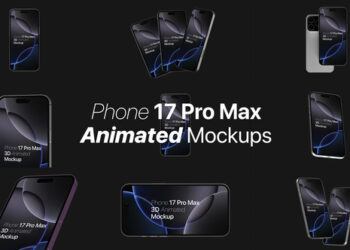 VideoHive Phone 17 Pro Max 3D Mockups 59607617
