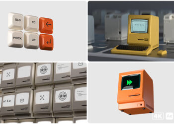 VideoHive Retro PC Mockup | After Effects Template 59588569