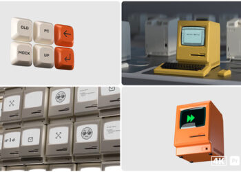 VideoHive Retro PC Mockup | MOGRT 59624380