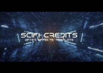 VideoHive Scifi Tunnel Credits 59414641
