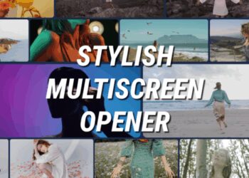 VideoHive Stylish Multiscreen Opener 59674532