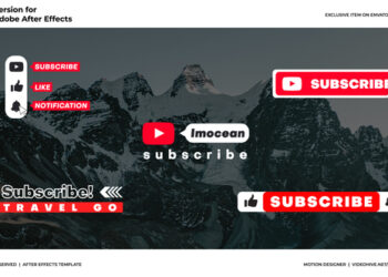 VideoHive Subscribe Titles 59429068