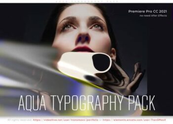 VideoHive The AQUA - Adobe Premiere Pro Typography Pack 59830690
