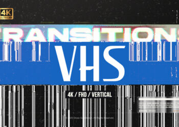 VideoHive Transitions | VHS Glitch Transitions 59446016