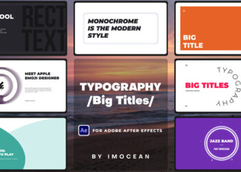 VideoHive Typography Big Titles 59045012