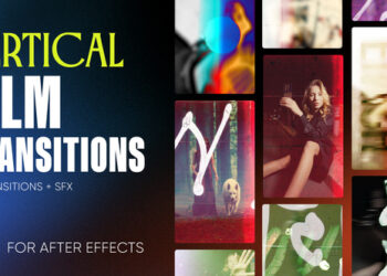 VideoHive Vertical Film Transitions 59483403