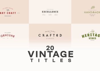 VideoHive Vintage Style Title Bundle 59676376