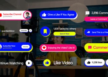 VideoHive Youtube Social Media Lower Third 59412744
