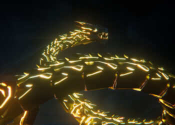 VideoHive golden dragon thunder 59751612