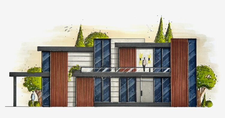 Introduction to marker rendering for architecture and interiors By Baian Shahin