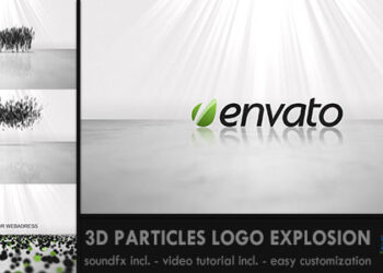 VideoHive 3D Particles Logo Explosion 1491975