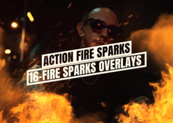 VideoHive Action Fire Sparks Overlays Pack 60410728