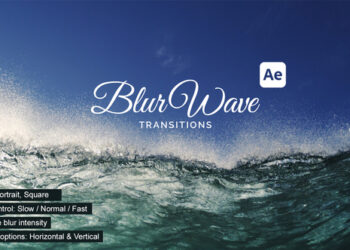 VideoHive BlurWave Transitions 60074704