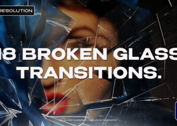VideoHive Broken Glass Transitions For Premiere Pro 60174563