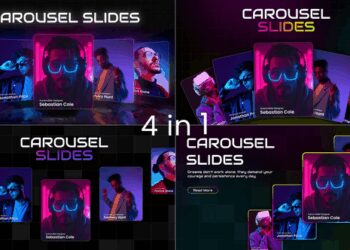 VideoHive Carousel Slides Animation Pack MOGRT 60283181