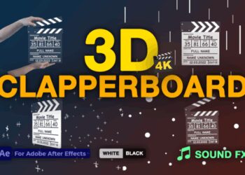 VideoHive Clapperboard 3D | AE 42306531