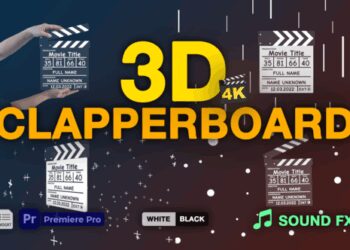 VideoHive Clapperboard 3D | PP 43400951