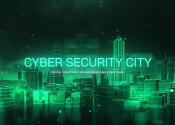 VideoHive Cyber Security City Presentation 33088511