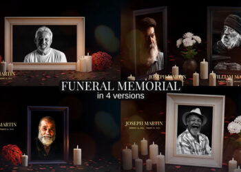 VideoHive Funeral Memorial Slideshow – In Loving Memory Tribute Video MOGRT 60250444