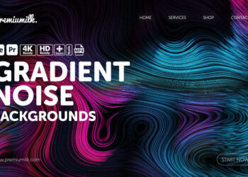 VideoHive Gradient Noise Backgrounds 60111364