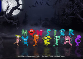 VideoHive Halloween Monster Typeface | MOGRT 60009496