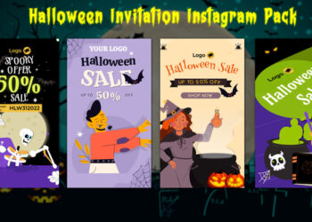 VideoHive Halloween Sale Offer Instagram Stories & Posts 60281835