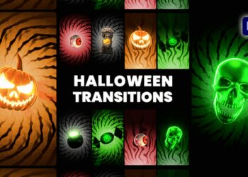 VideoHive Halloween Vertical Transitions 59985626